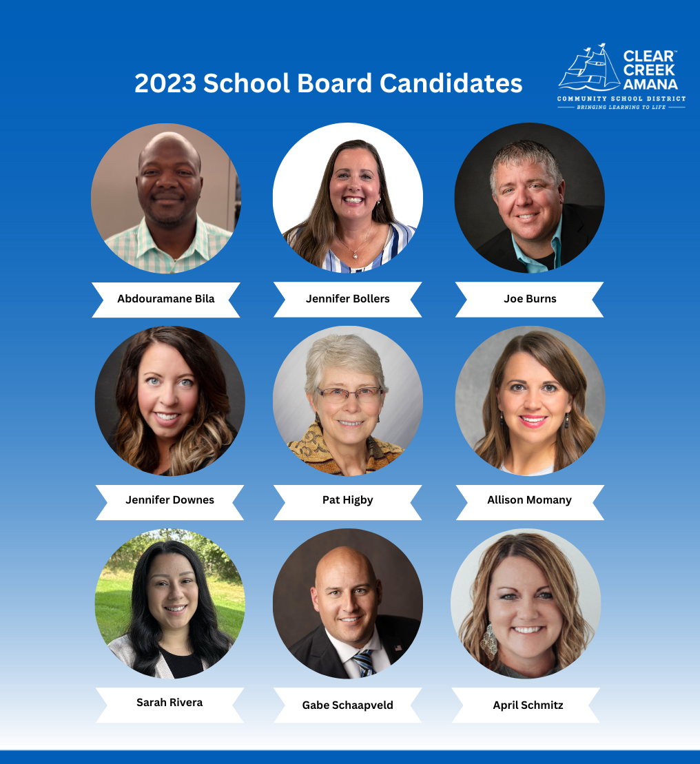  school board candidates